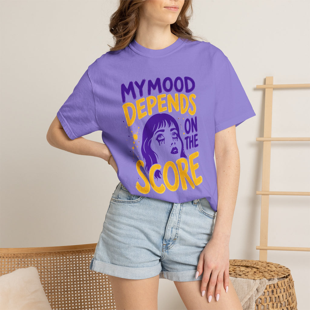 Moody Girl (Purple/Yellow) T-Shirt