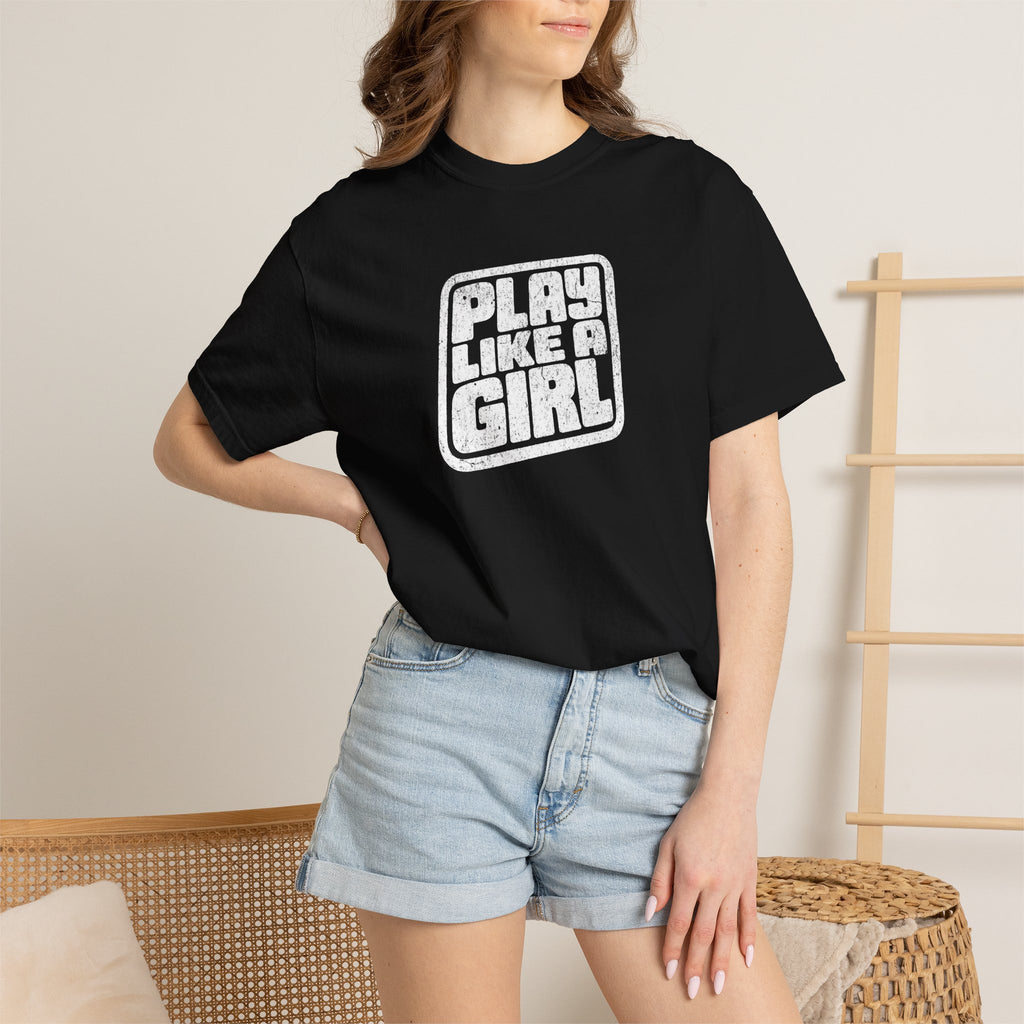 Vintage Play Like a Girl T-Shirt