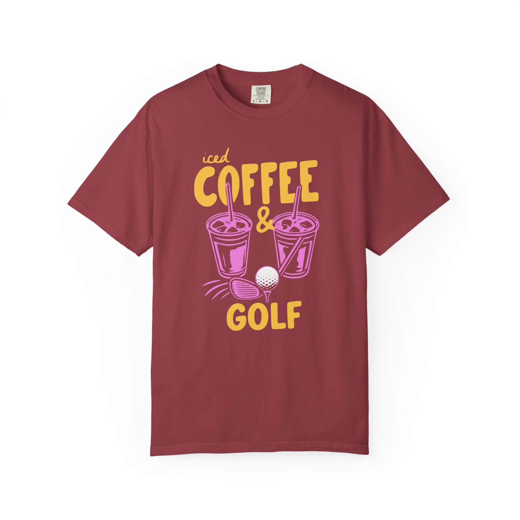 Iced Coffee and Golf T-Shirt
