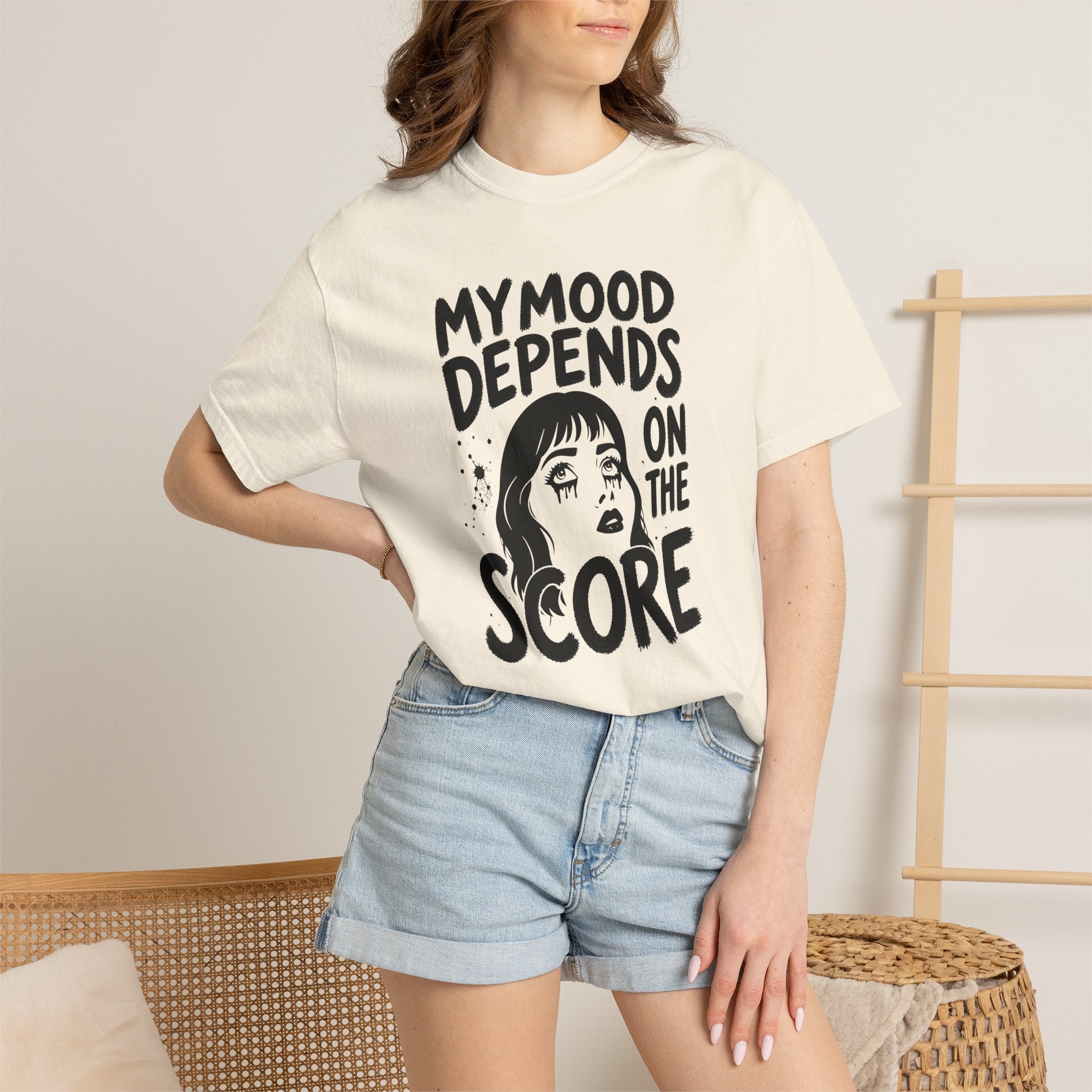 Moody Girl (Black) T-Shirt