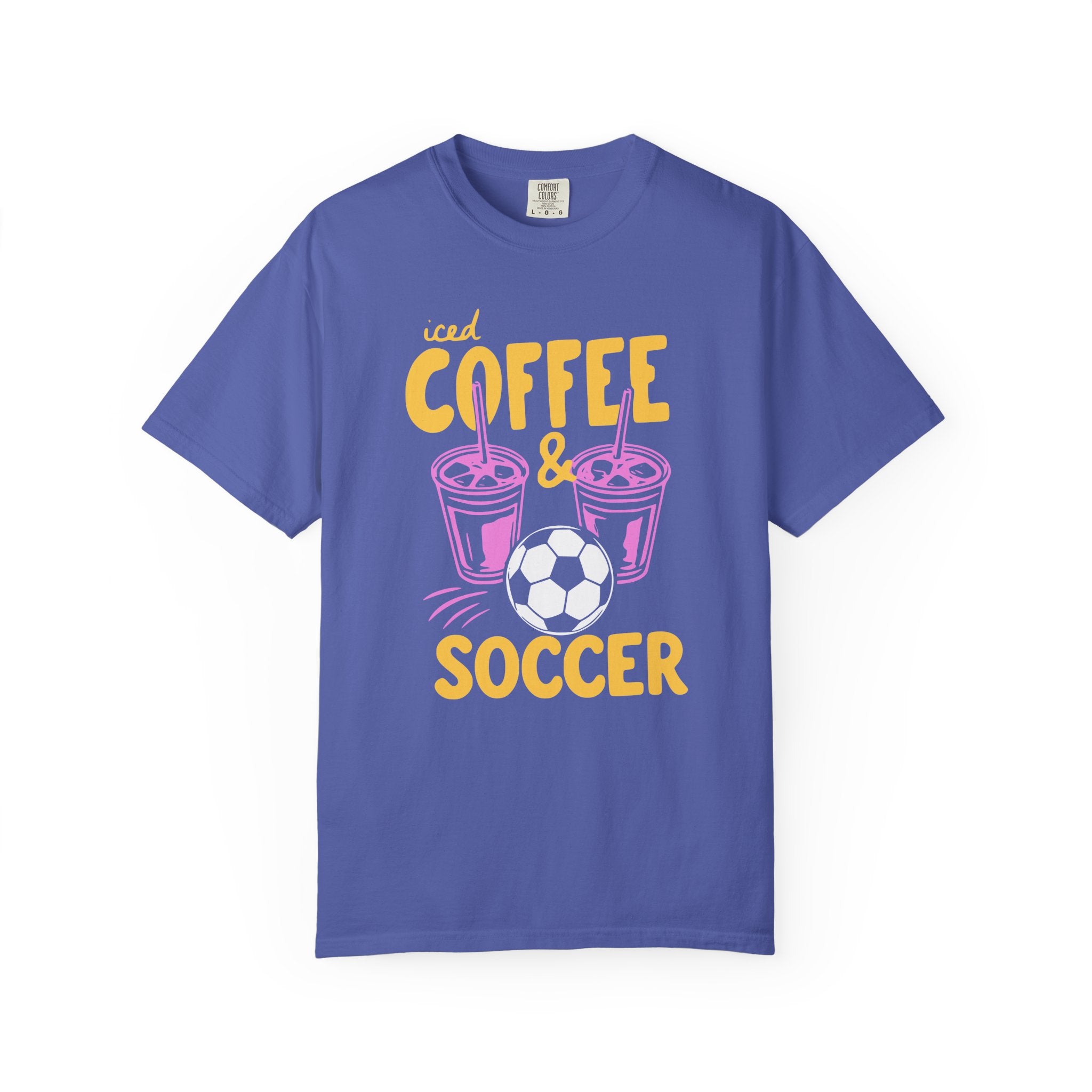 Iced Coffee and Soccer T-Shirt