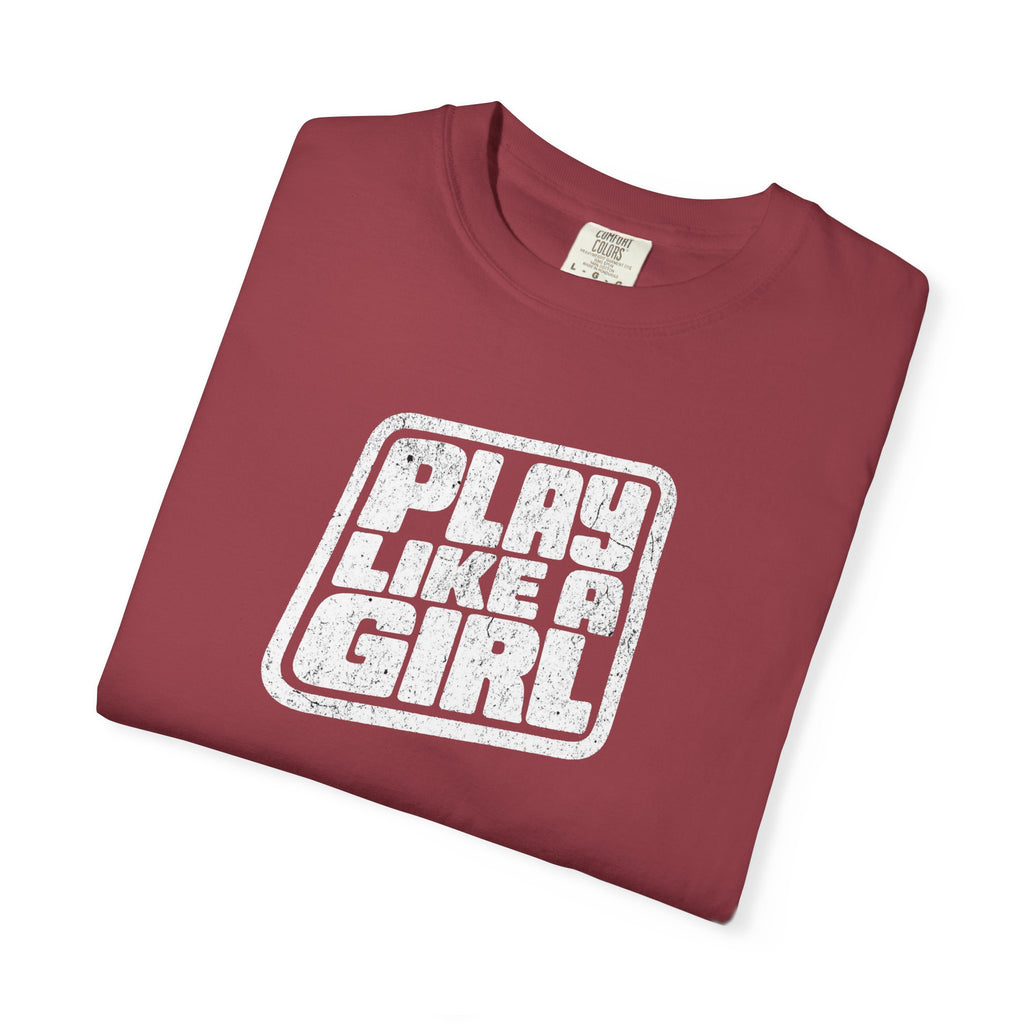 Vintage Play Like a Girl T-Shirt
