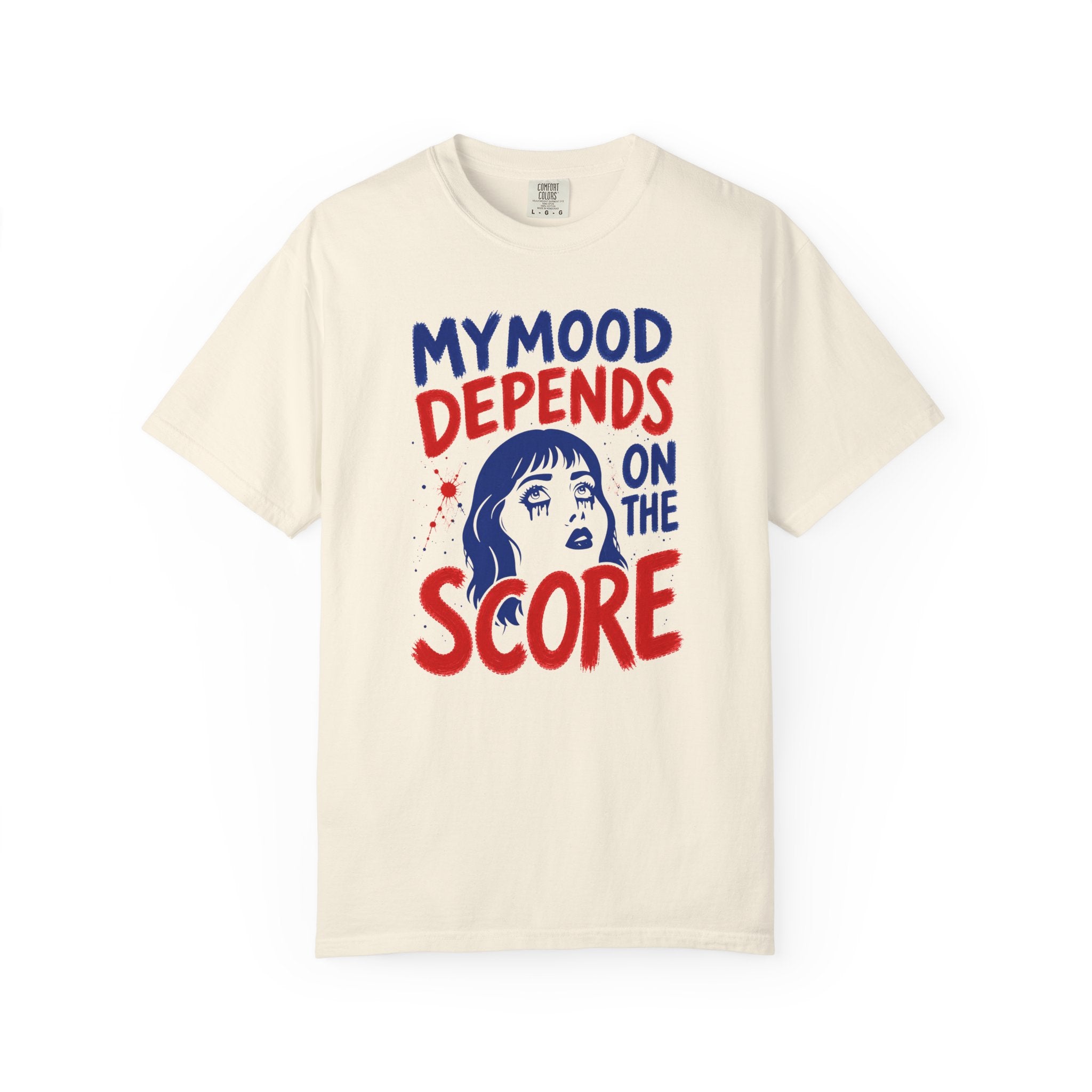 Moody Girl (Red/Blue) T-Shirt