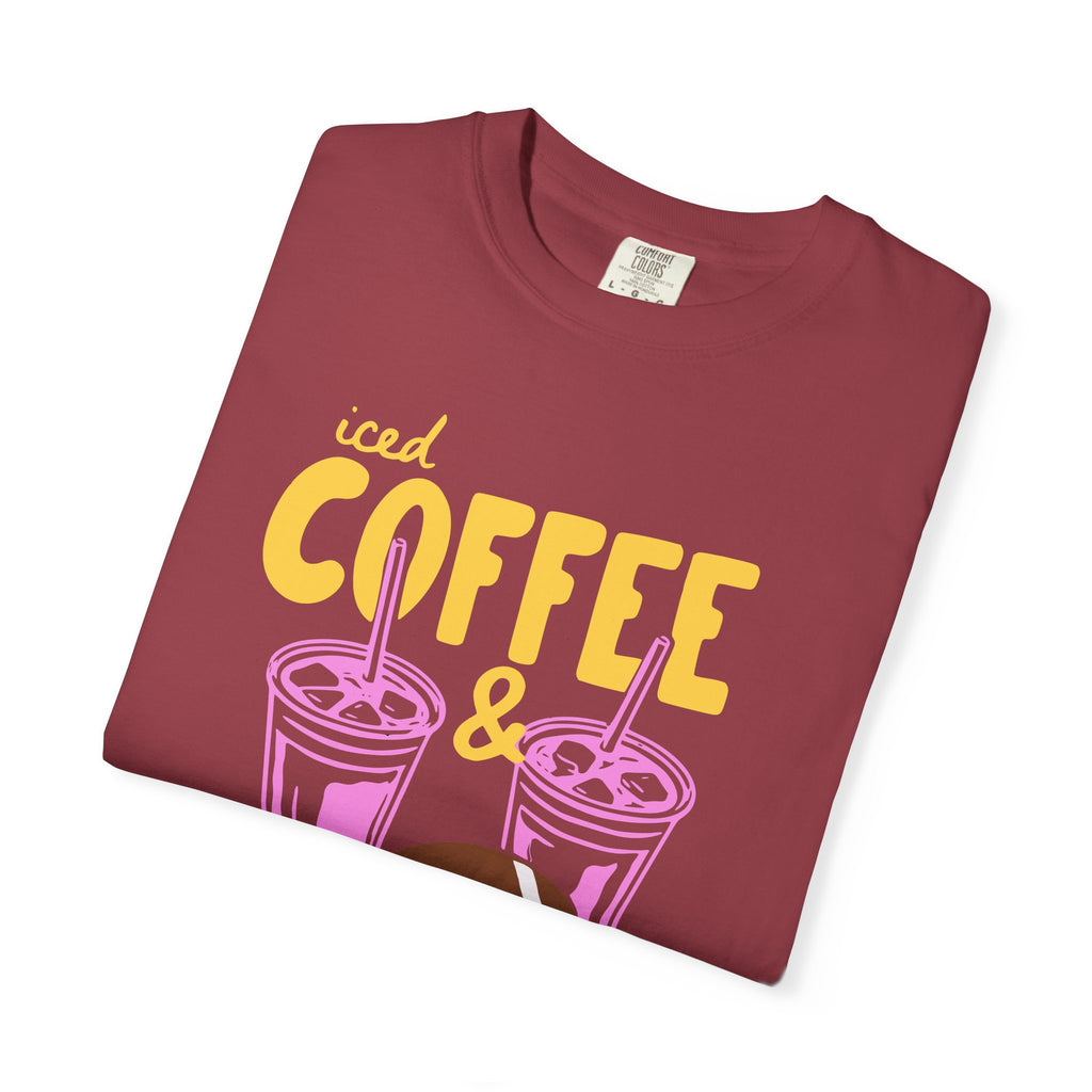 Iced Coffee and Football T-Shirt