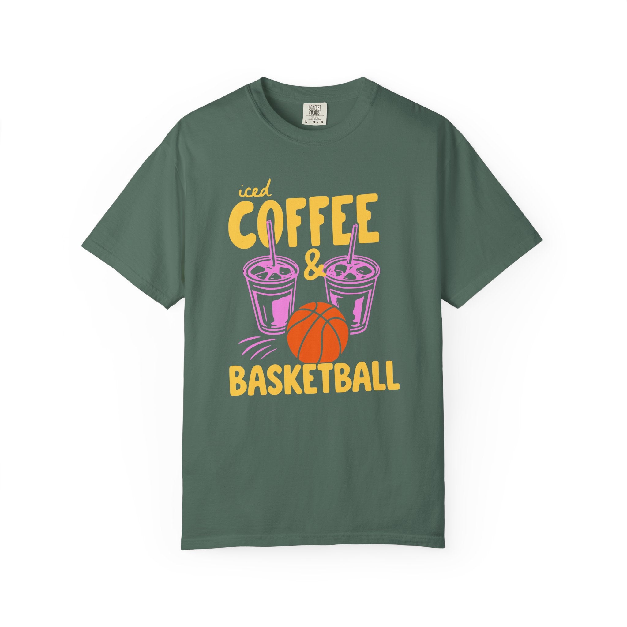 Iced Coffee and Basketball T-Shirt