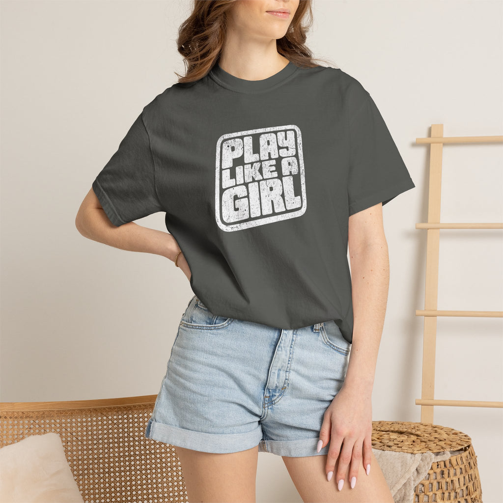 Vintage Play Like a Girl T-Shirt