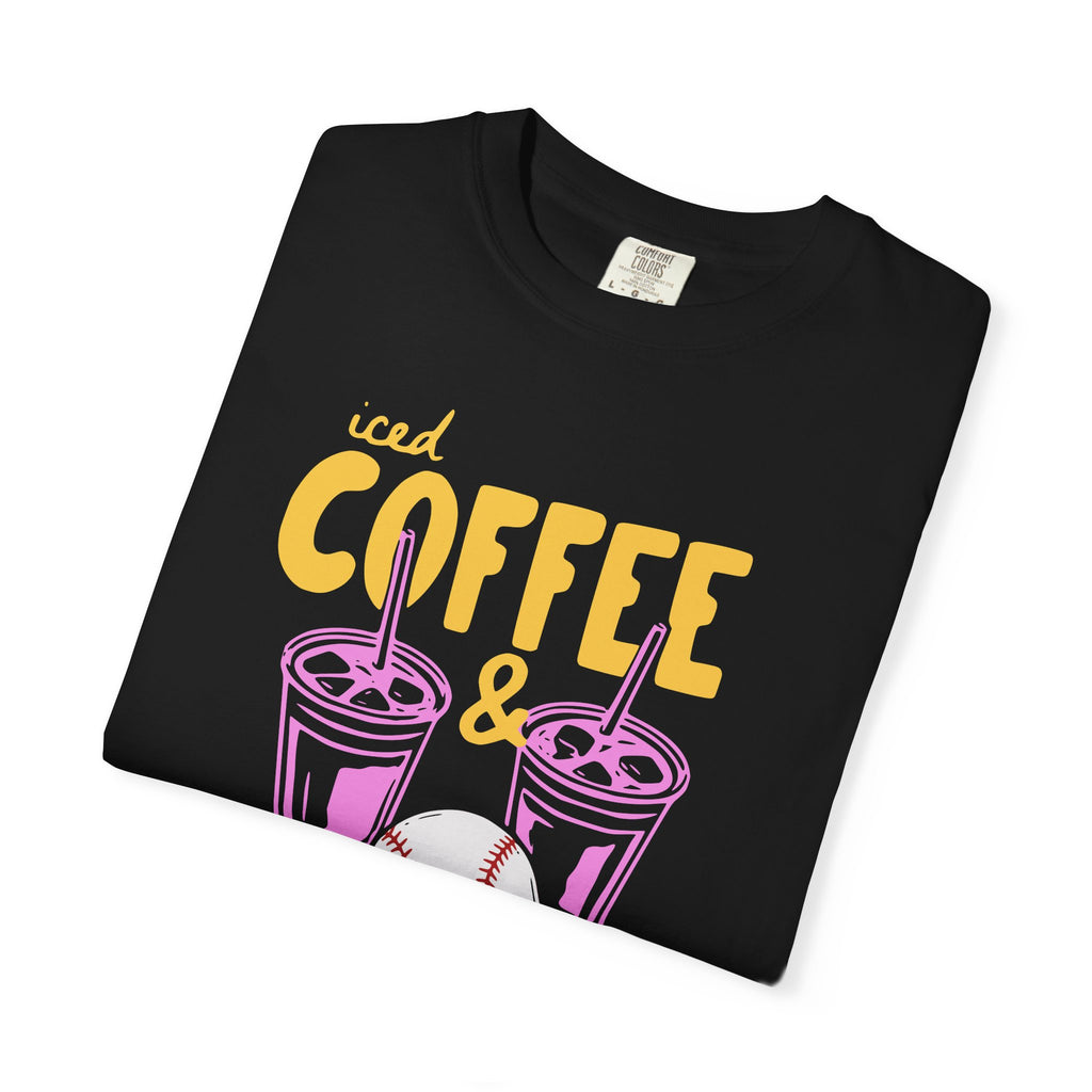 Iced Coffee and Baseball T-Shirt