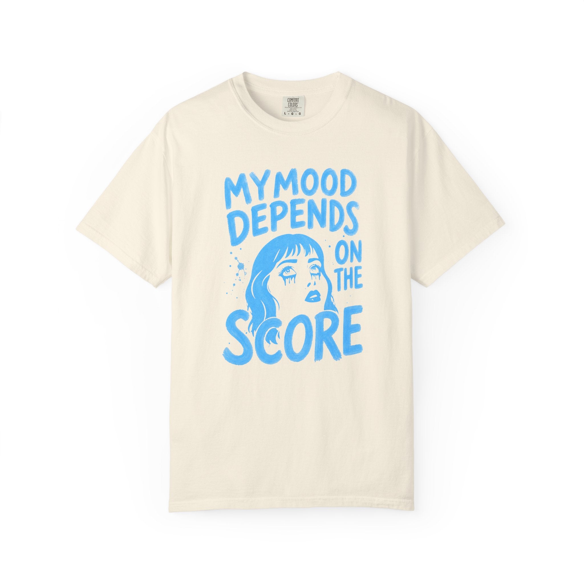 Moody Girl (Light Blue) T-Shirt