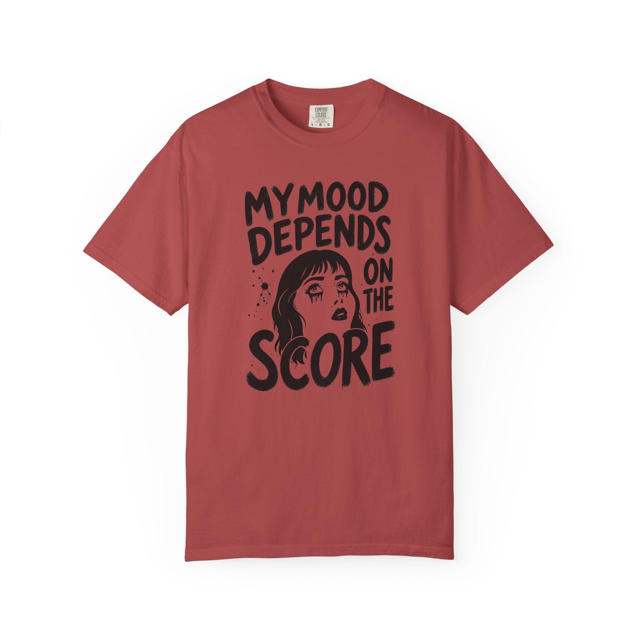 Moody Girl (Red/Blue) T-Shirt