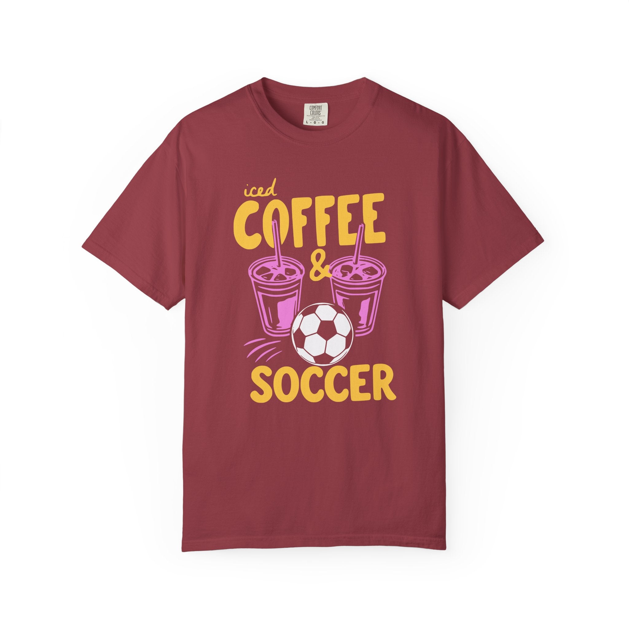 Iced Coffee and Soccer T-Shirt