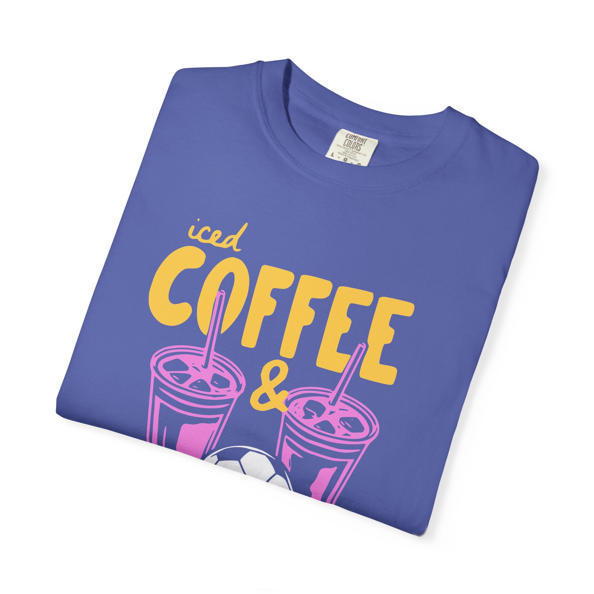 Iced Coffee and Soccer T-Shirt