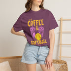 Iced Coffee and Softball T-Shirt