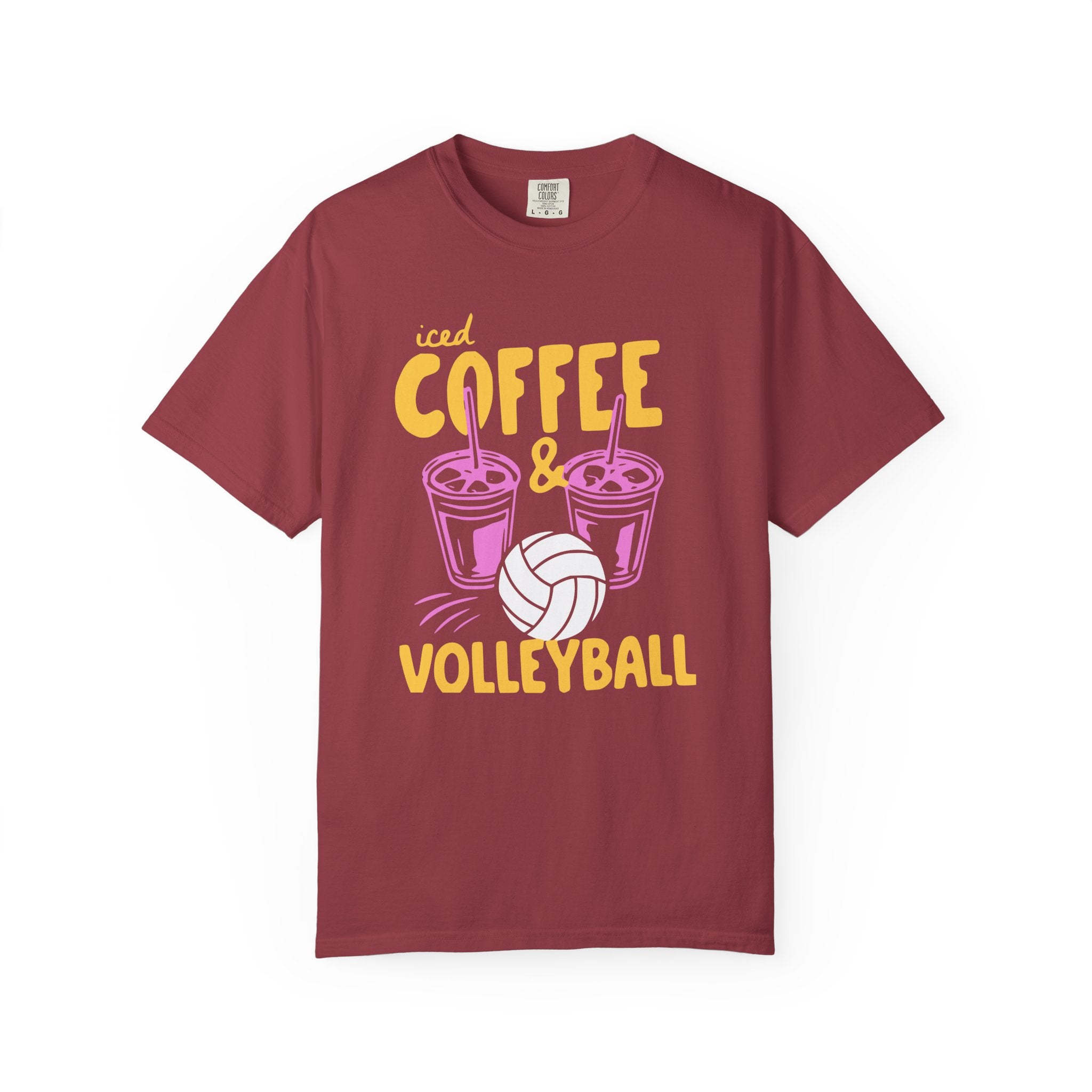 Iced Coffee and Volleyball T-Shirt
