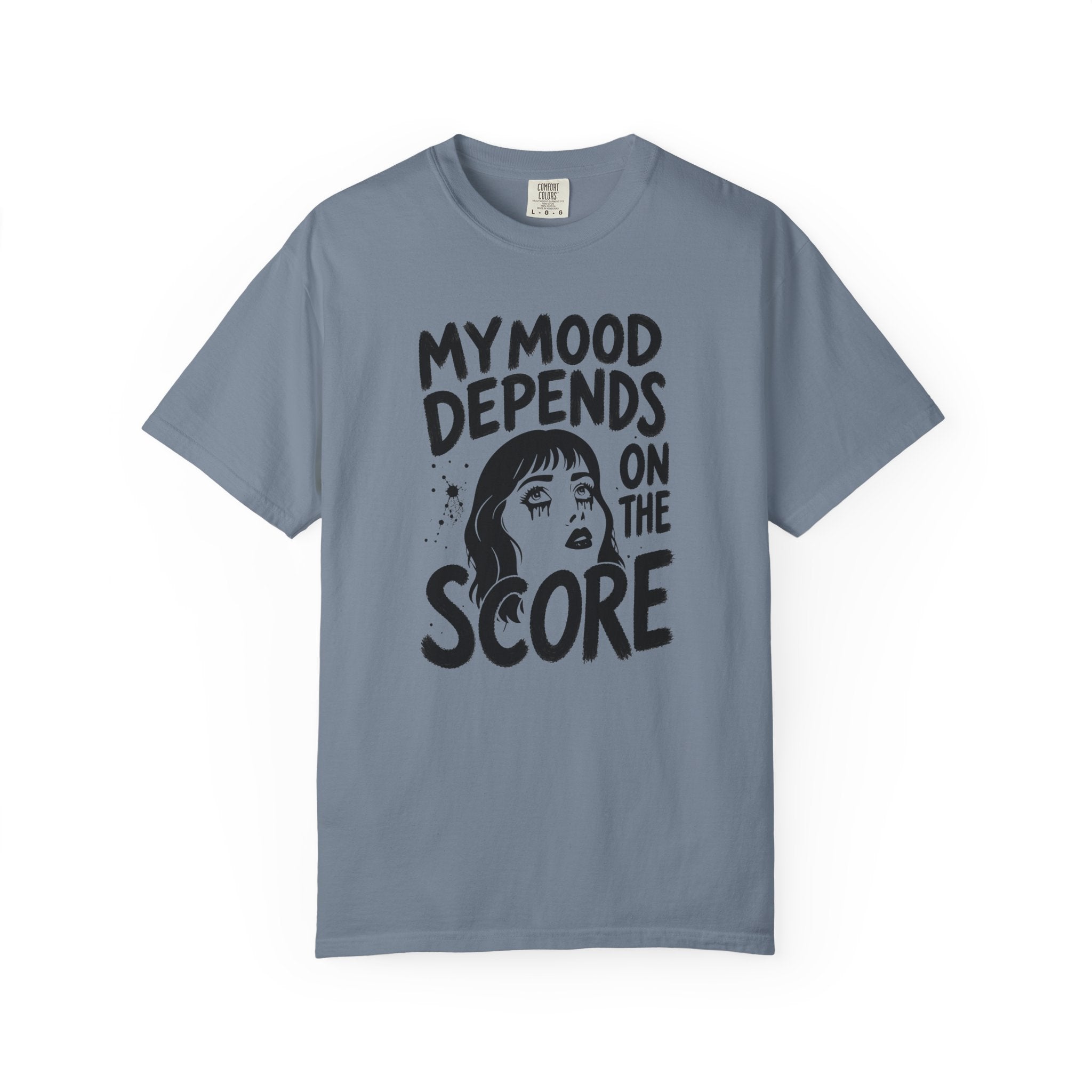 Moody Girl (Blue) T-Shirt