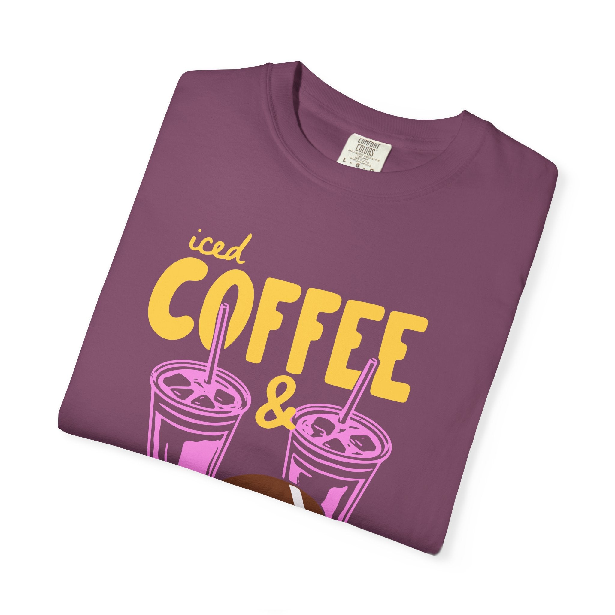 Iced Coffee and Football T-Shirt