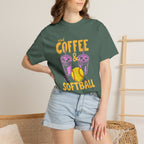 Iced Coffee and Softball T-Shirt