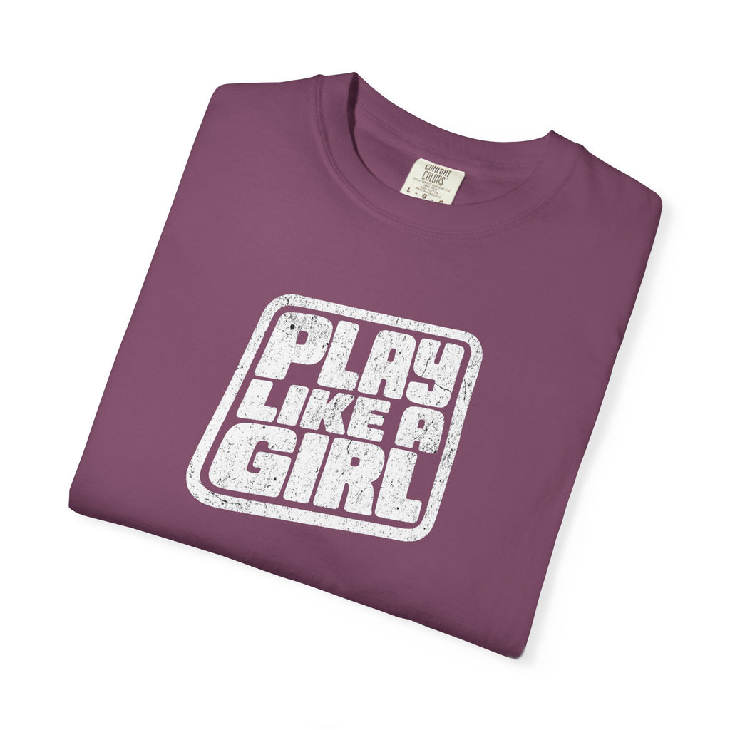 Vintage Play Like a Girl T-Shirt