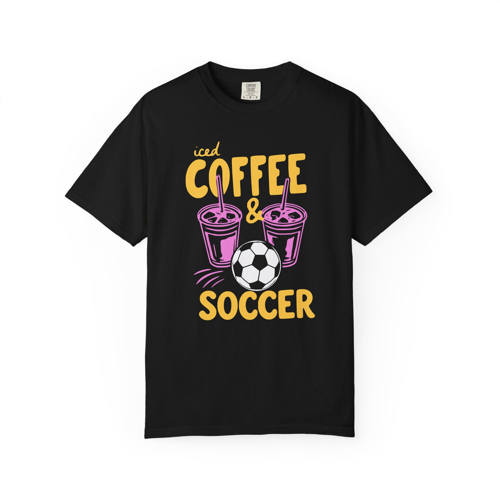Iced Coffee and Soccer T-Shirt