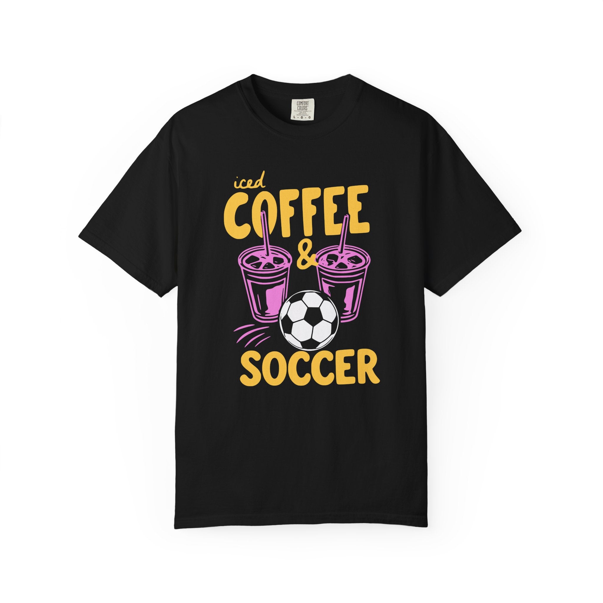 Iced Coffee and Soccer T-Shirt