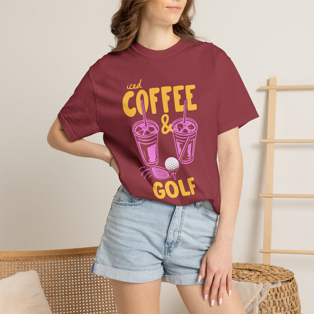 Iced Coffee and Golf T-Shirt