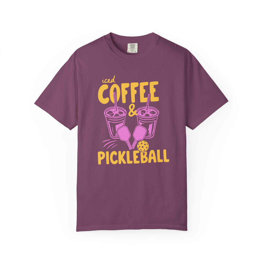 Iced Coffee and Pickleball T-Shirt