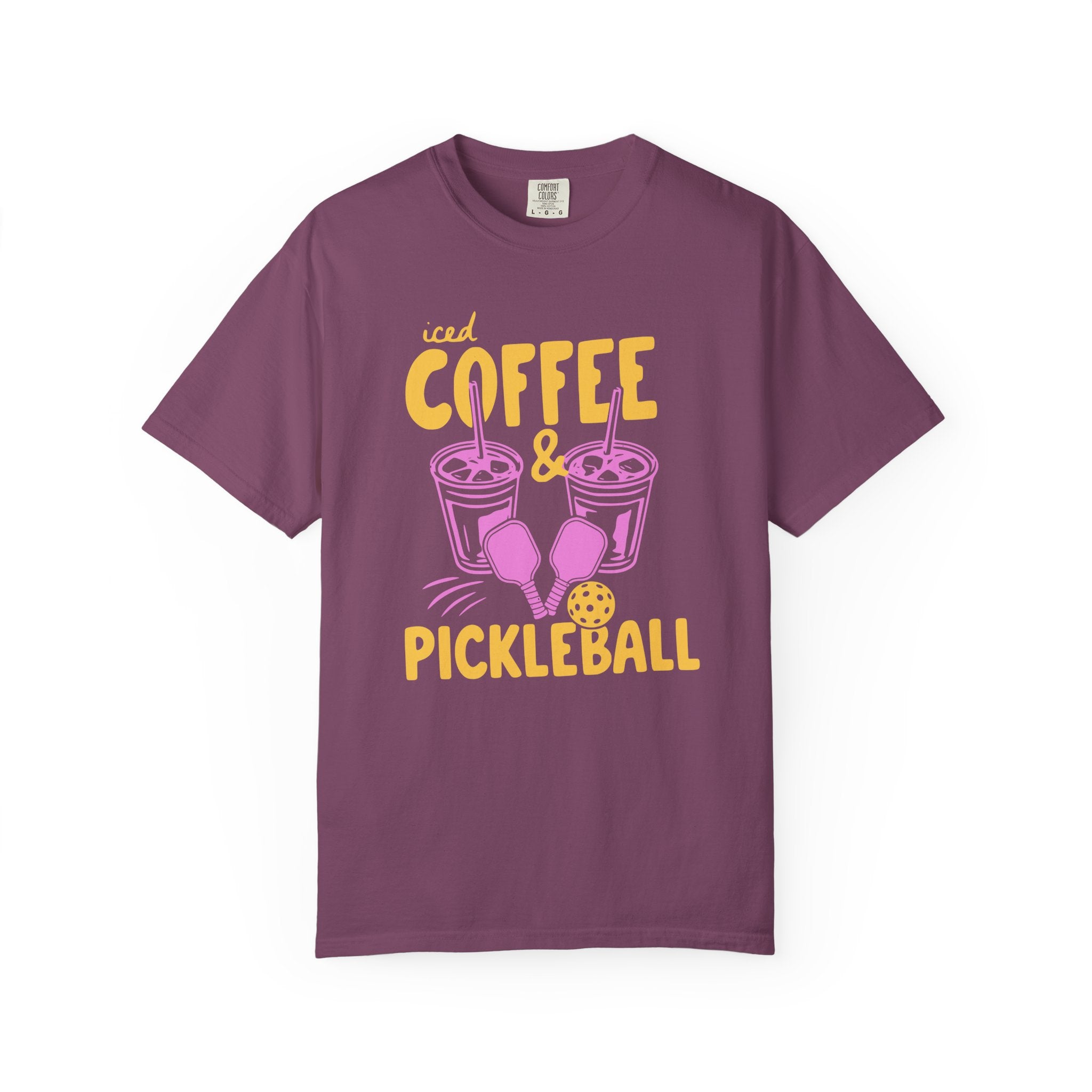 Iced Coffee and Pickleball T-Shirt