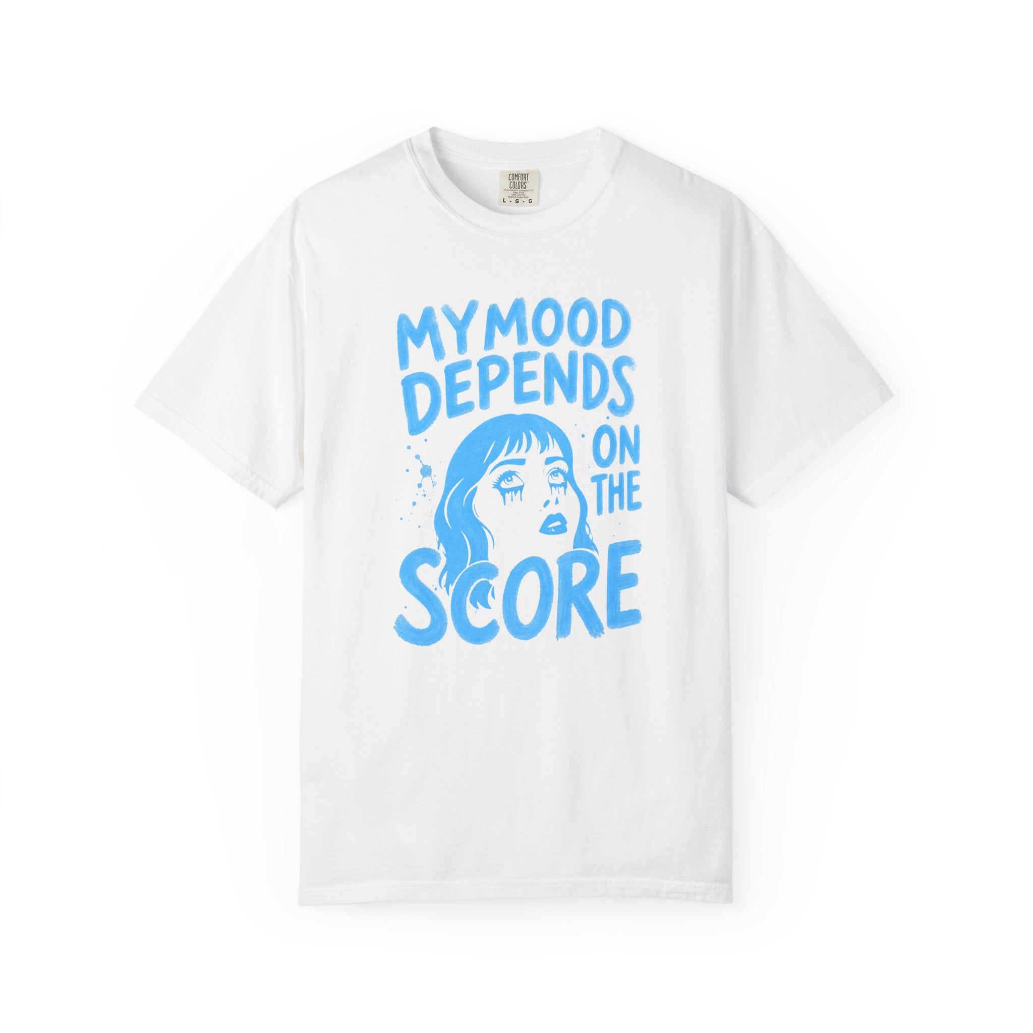 Moody Girl (Light Blue) T-Shirt