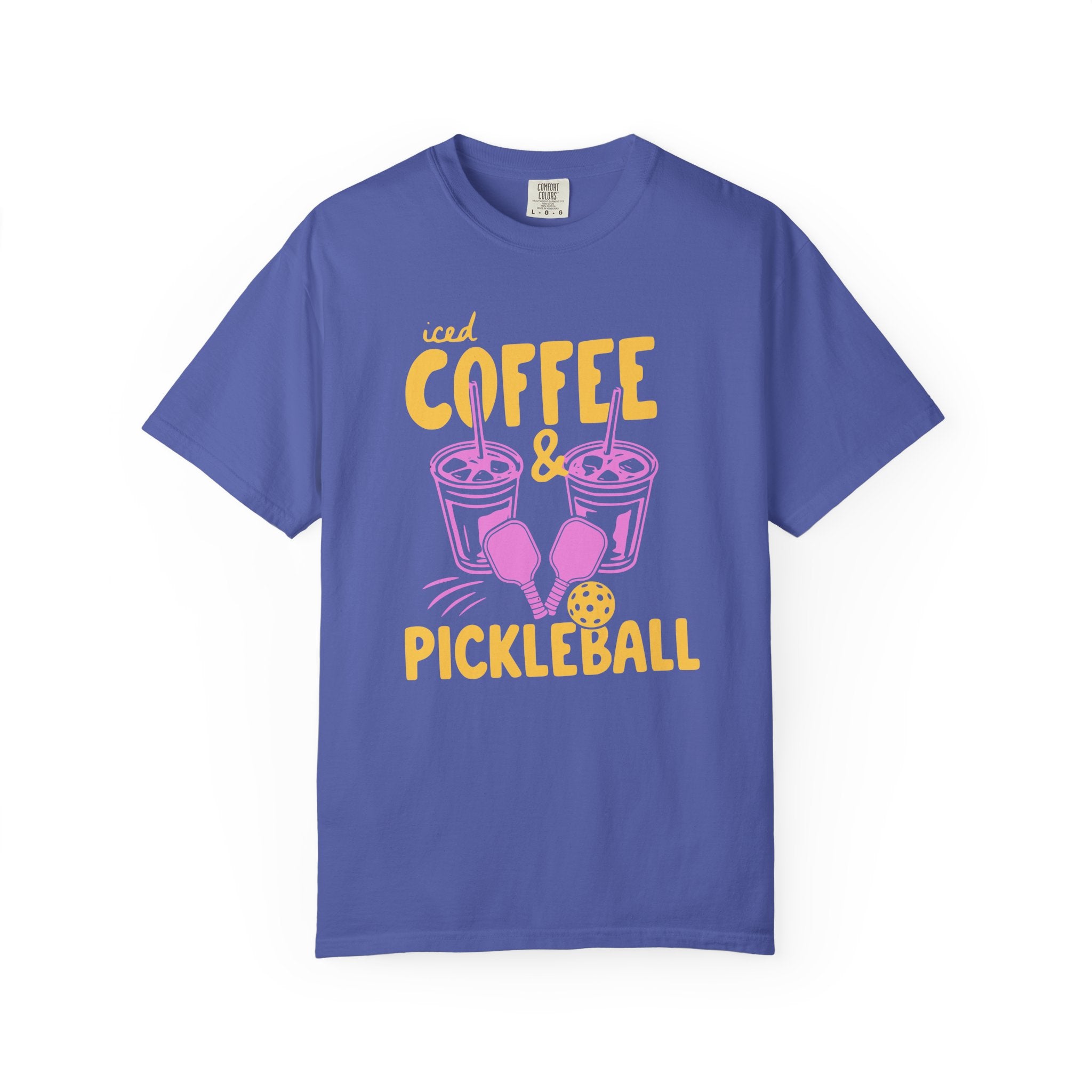 Iced Coffee and Pickleball T-Shirt