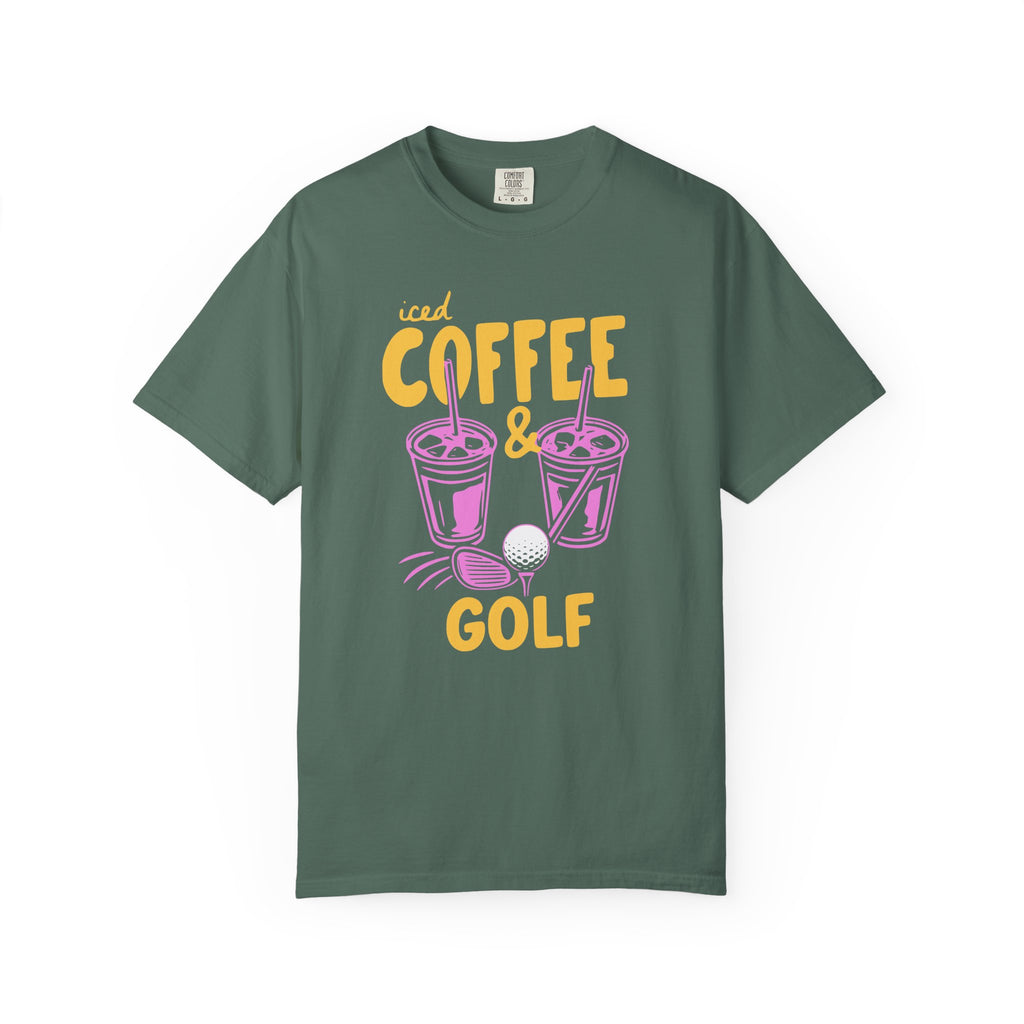 Iced Coffee and Golf T-Shirt