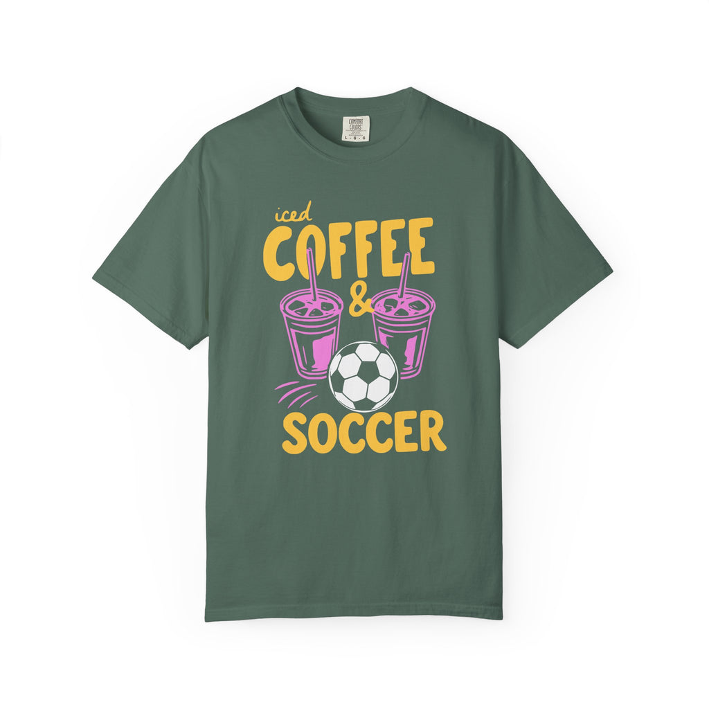 Iced Coffee and Soccer T-Shirt