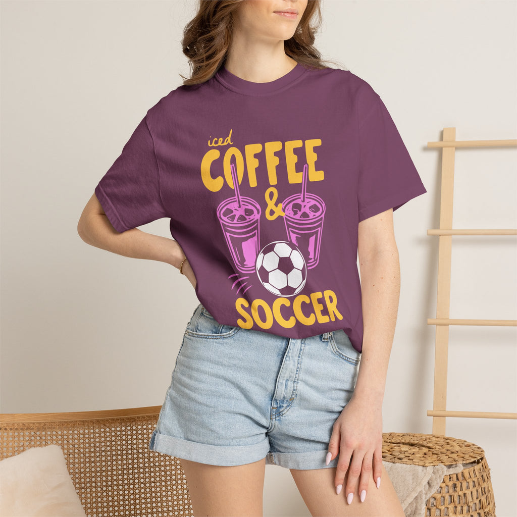 Iced Coffee and Soccer T-Shirt