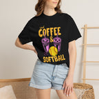 Iced Coffee and Softball T-Shirt