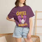 Iced Coffee and Baseball T-Shirt