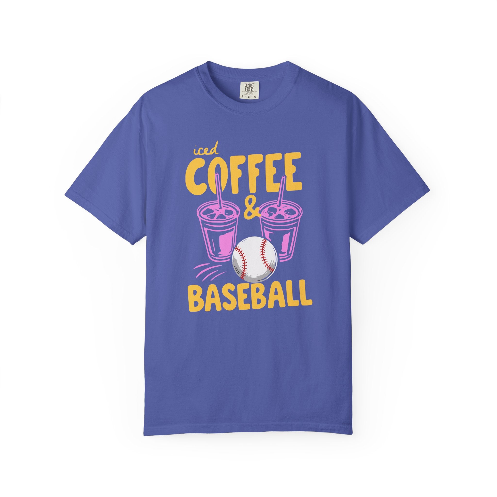 Iced Coffee and Baseball T-Shirt