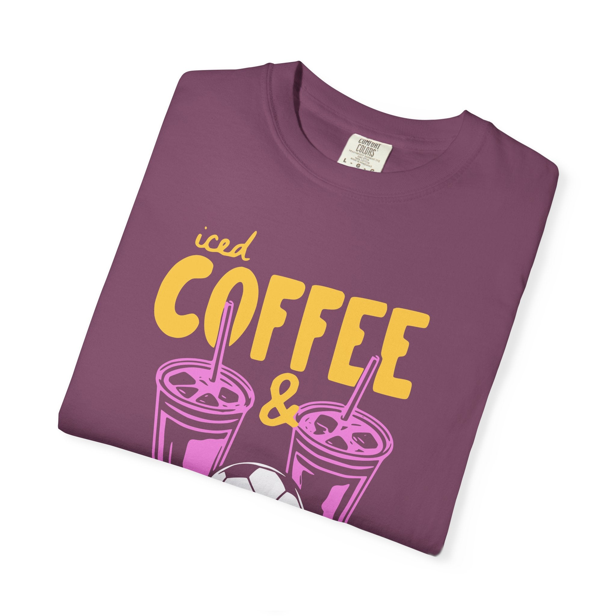 Iced Coffee and Soccer T-Shirt