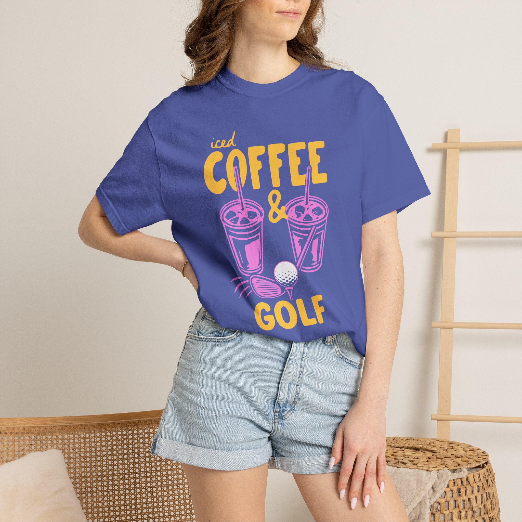 Iced Coffee and Golf T-Shirt