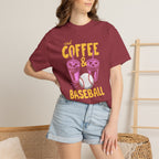 Iced Coffee and Baseball T-Shirt