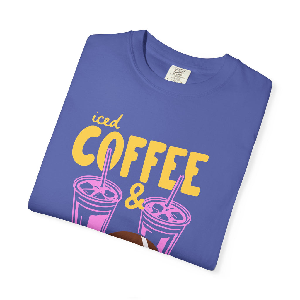 Iced Coffee and Football T-Shirt