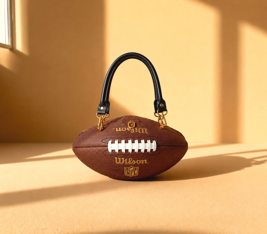 Handmade Football Purse