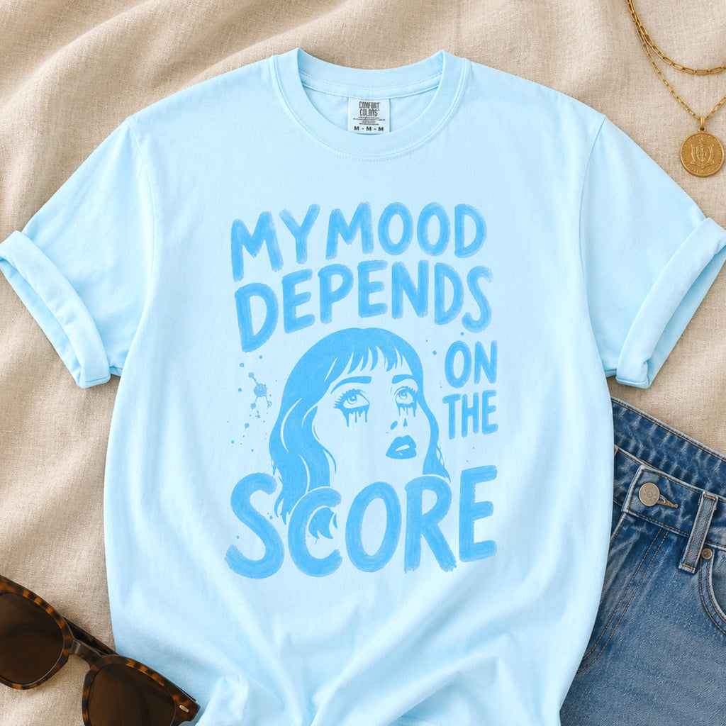Moody Girl (Light Blue) T-Shirt