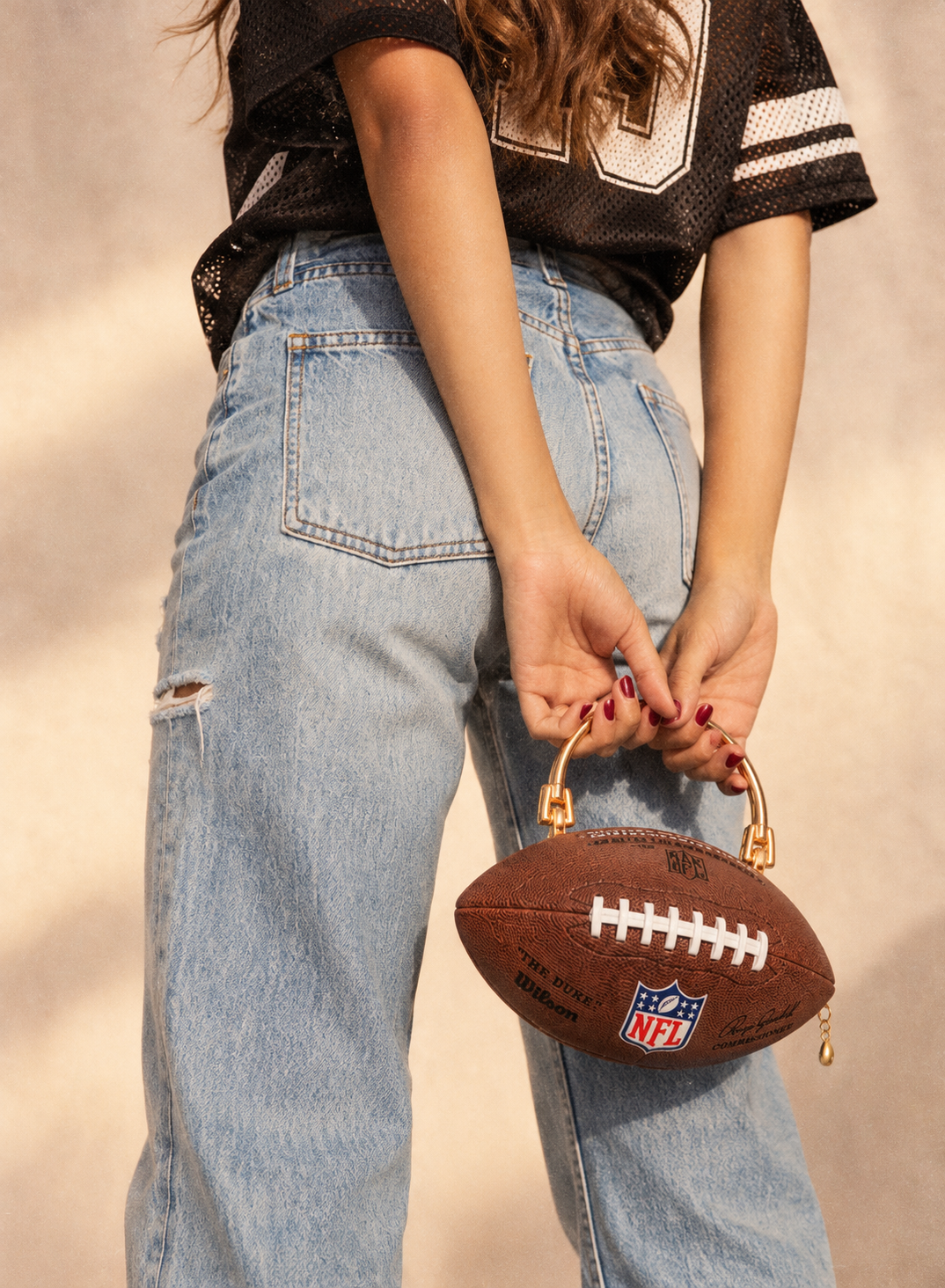 Handmade Mini-Football Purse