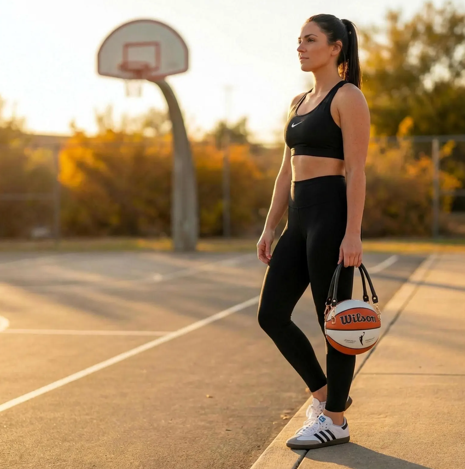 Handmade Mini Women's Basketball Purse