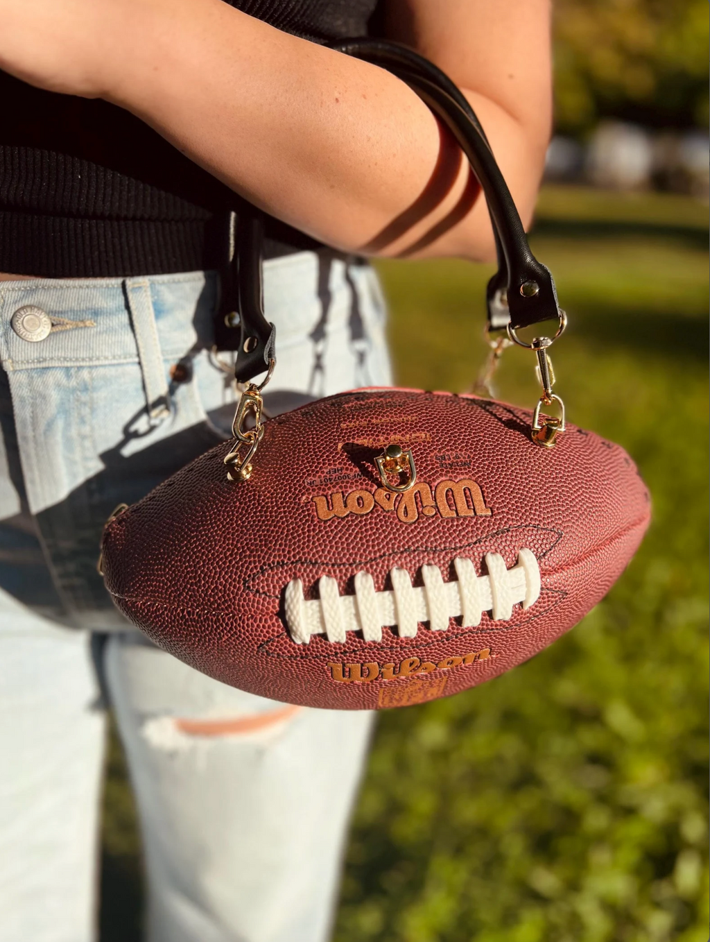 Handmade Football Purse