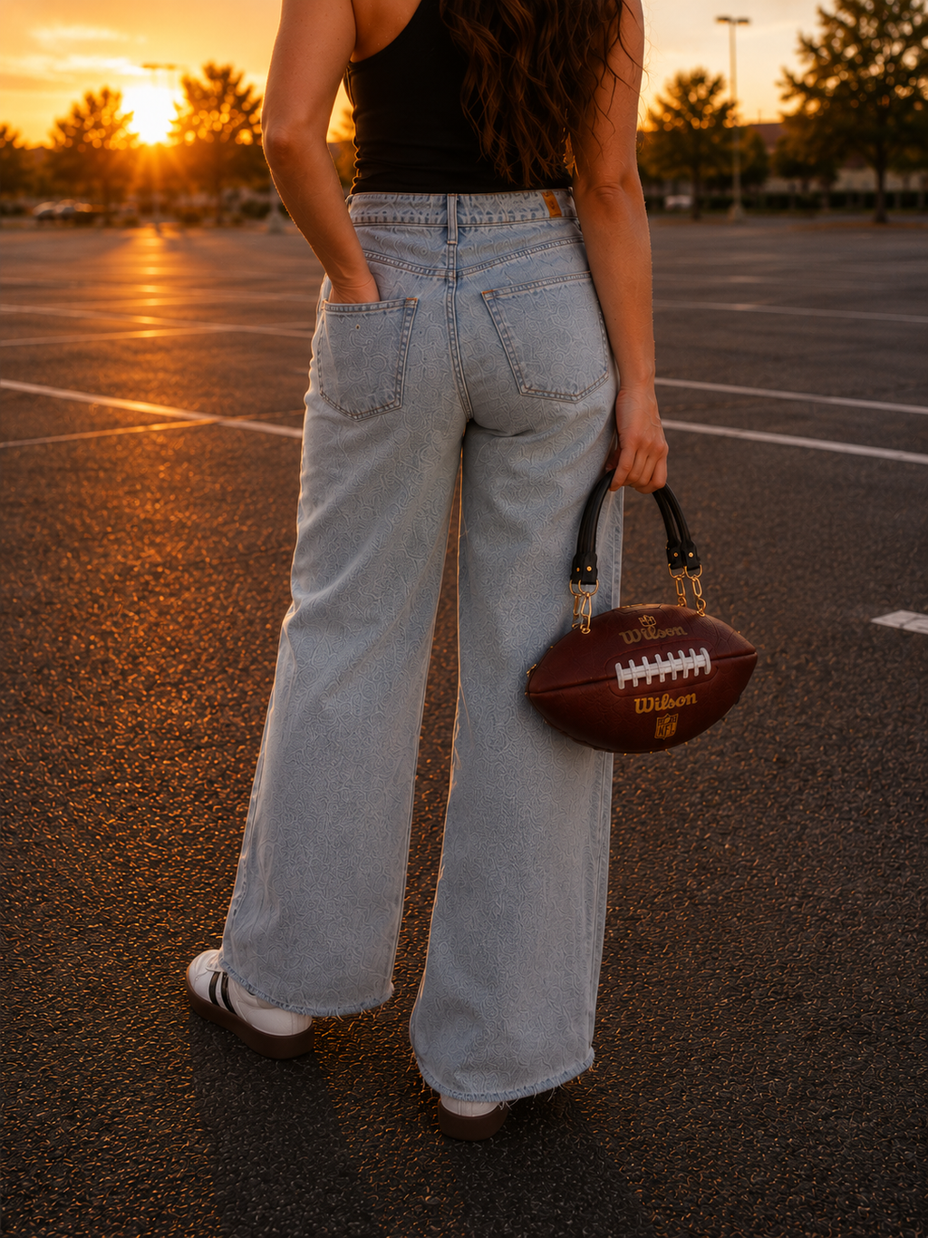 Handmade Football Purse