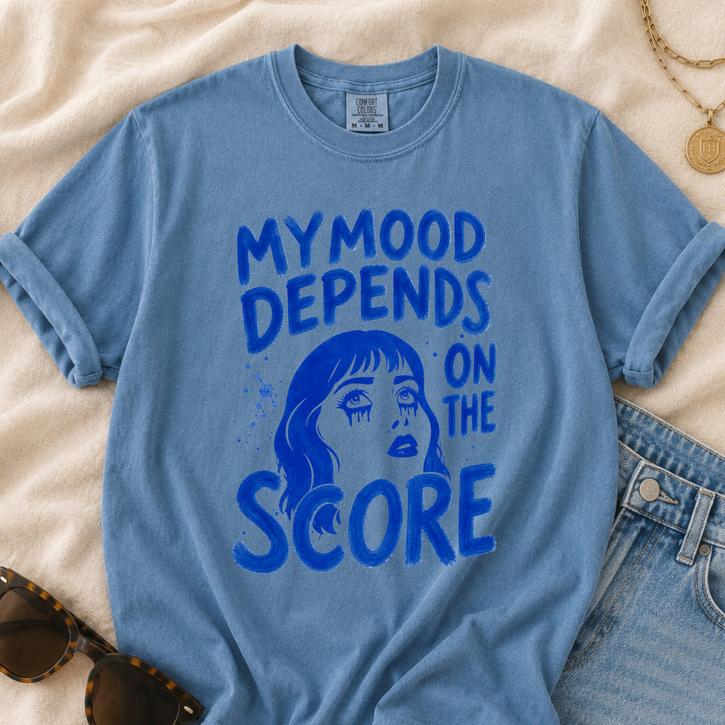 Moody Girl (Blue) T-Shirt