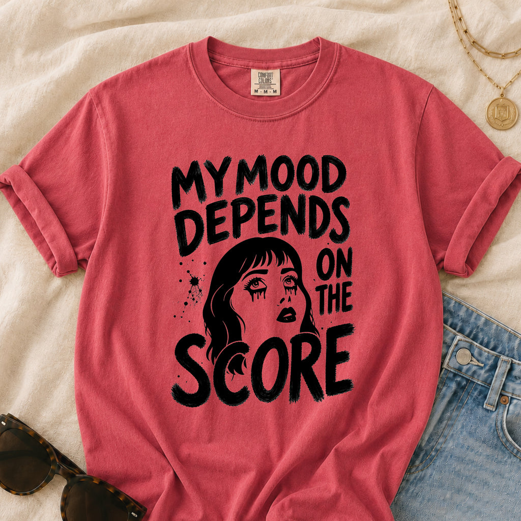 Moody Girl (Red) T-Shirt