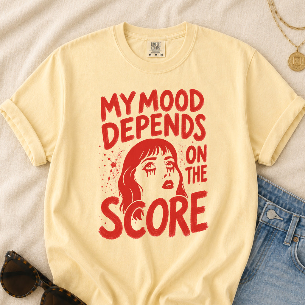 Moody Girl (Red) T-Shirt