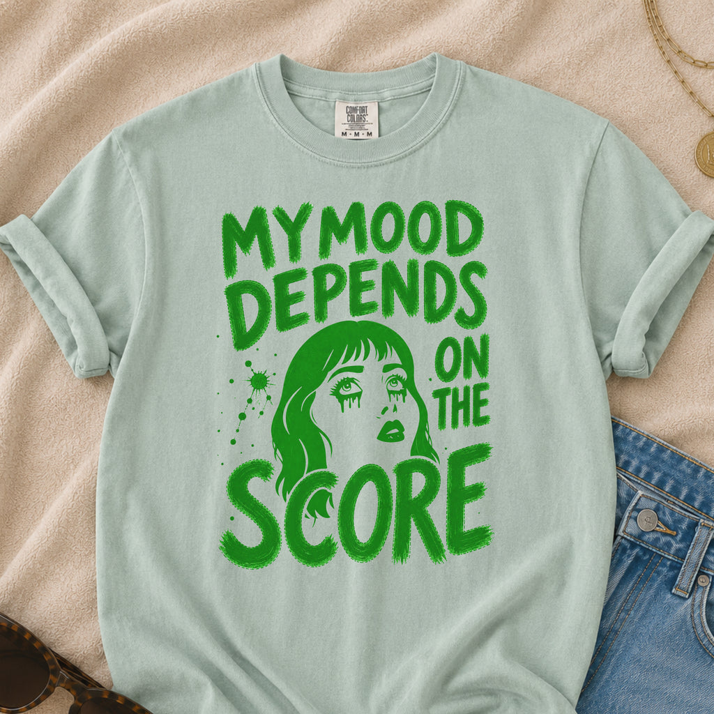Moody Girl (Green) T-Shirt
