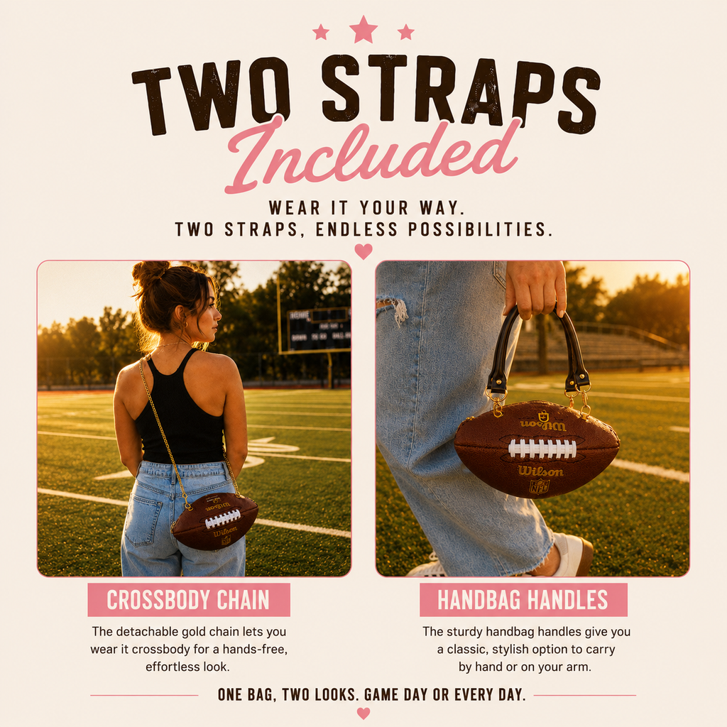 Handmade Football Purse