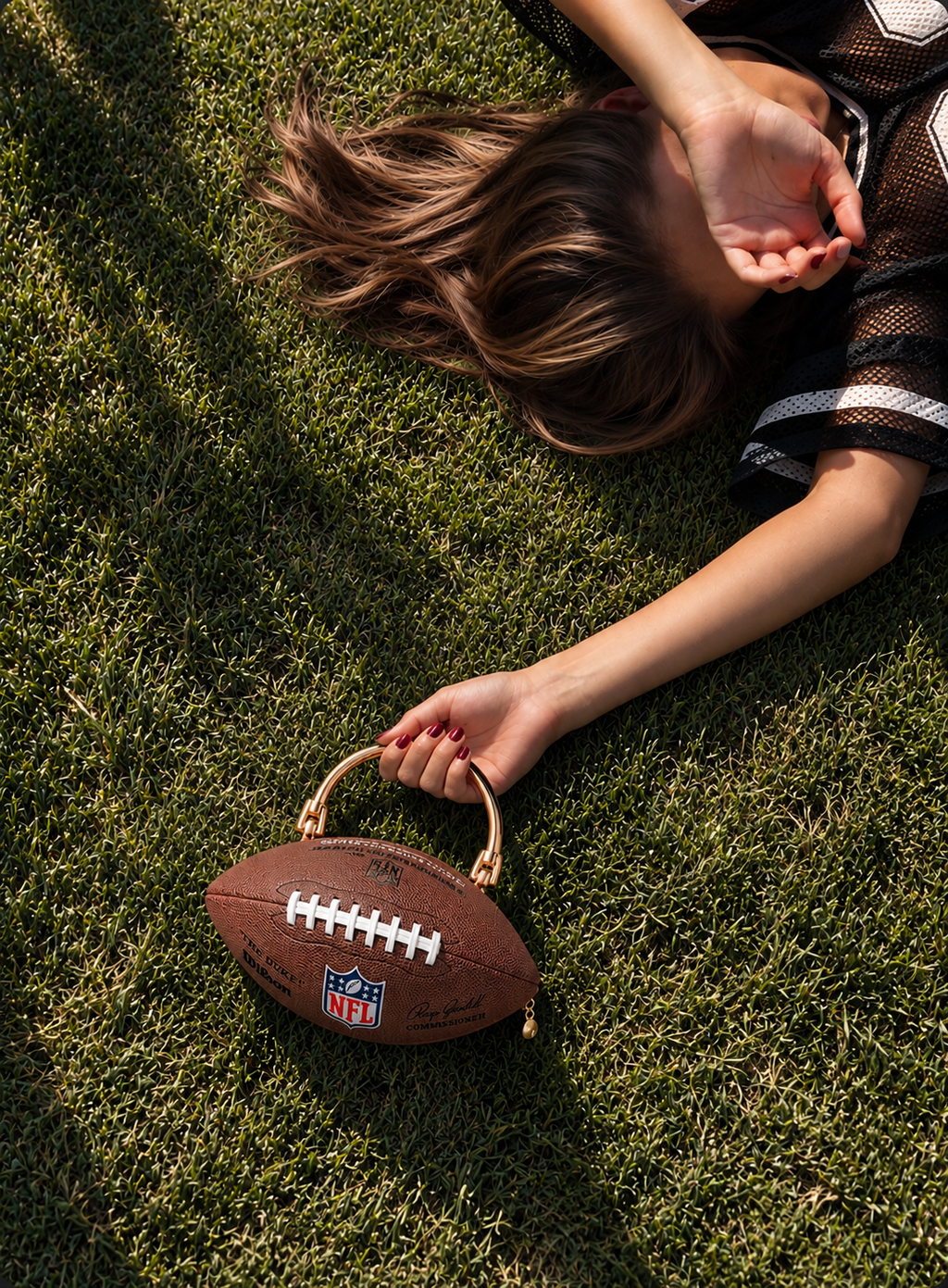 Handmade Mini-Football Purse